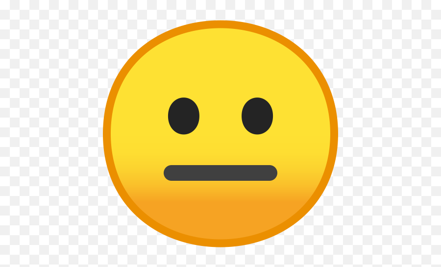 Neutral Face Icon - Emoji Png,Face Icon Png
