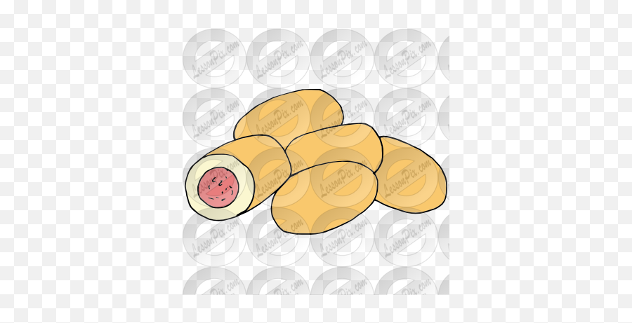 Corndog Nuggets Picture For Classroom Therapy Use - Great Clip Art Png,Corndog Png