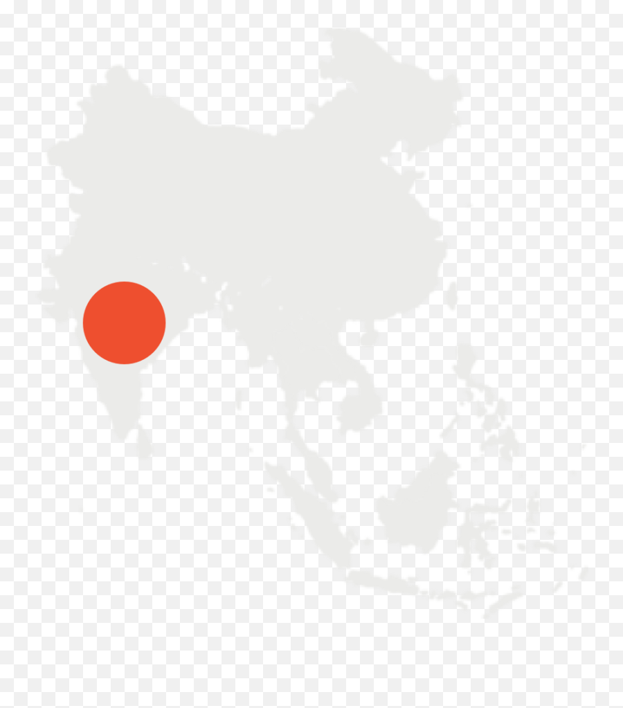India Map - White Asia Png,Globe Vector Png