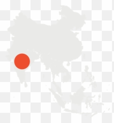 India Map - White Asia png