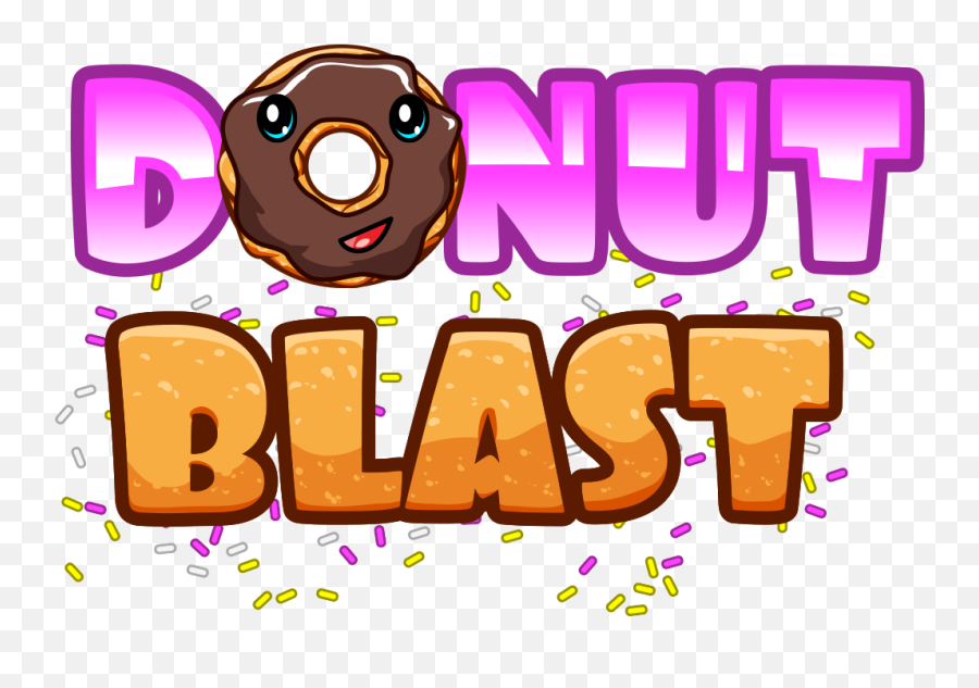 Donut Blast Logo - We Heart Games Clip Art Png,Donut Logo