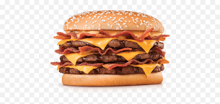 Download Hd Mega Stacker Atômico - Burger King Triplo Mega Stacker Png,Burger King Crown Png