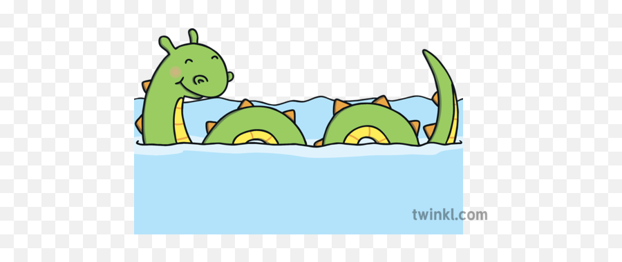 Loch Ness Monster 05 Monsters Colour And Cut - Loch Ness Monster Illustartion Png,Loch Ness Monster Png