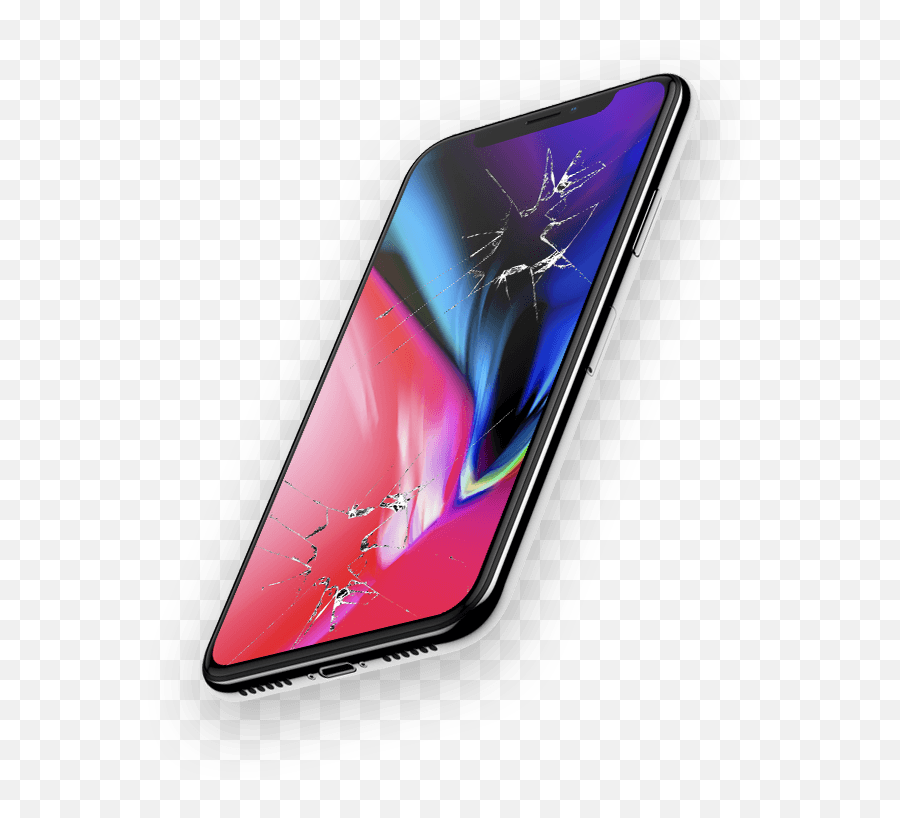 Spazeme - Repair Phone At Doorstep Iphone X Broken Screen Png,Screen Crack Png