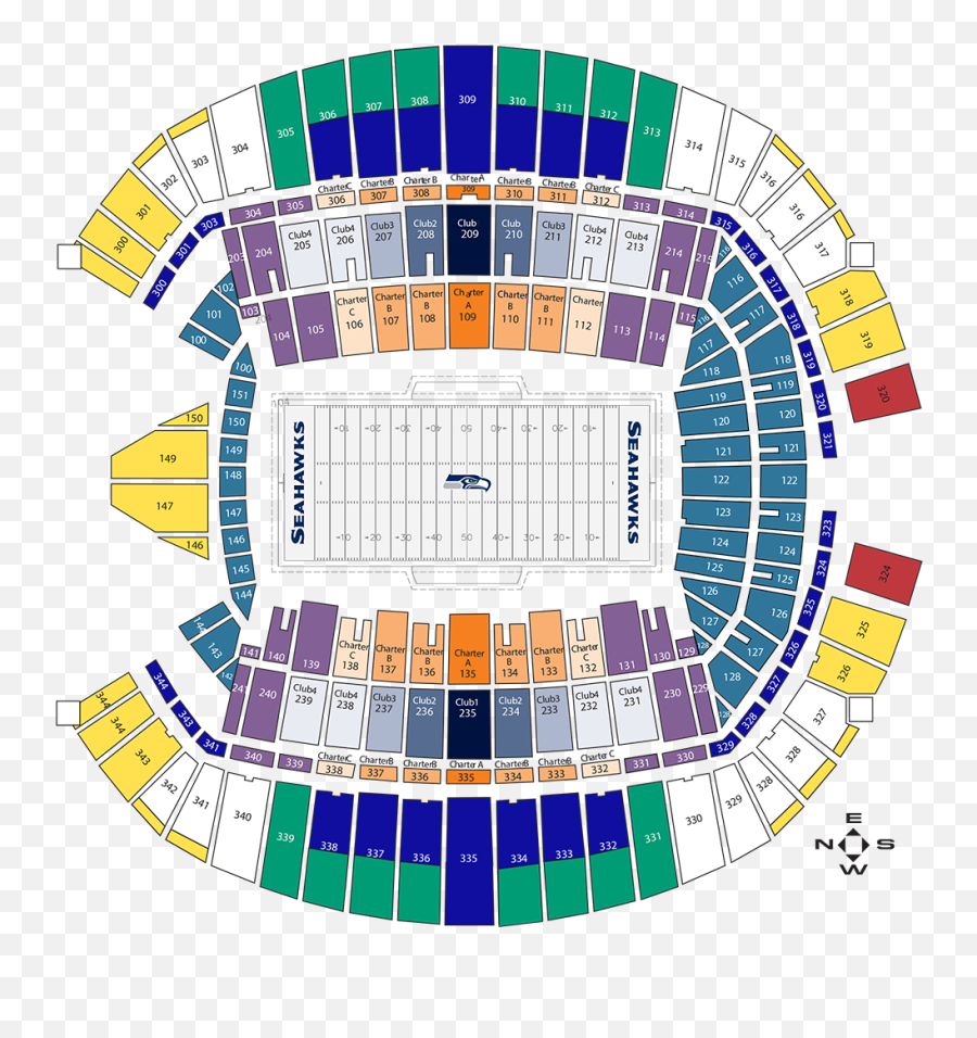 Seattle Seahawks Tickets Seating Chart - Repan Centurylink Field Png,Seattle Seahawks Png