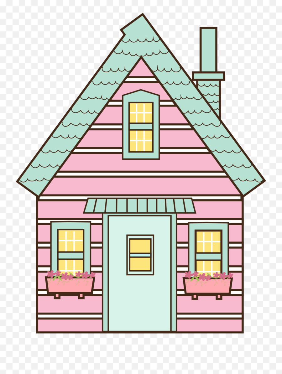 Cute House Cabin - Transparent Cartoon Cute House Png,Cute Png Images