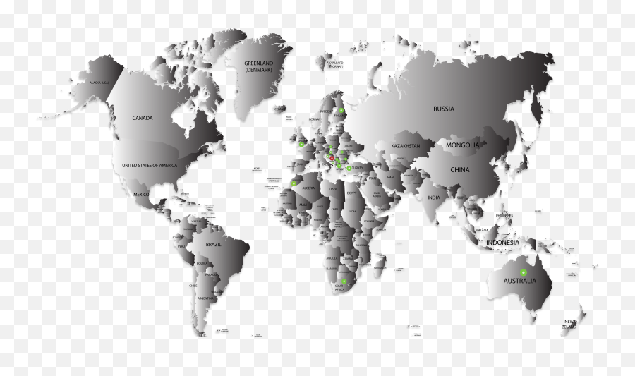 World Map Png Transparent - Simple High Quality World Map Stencil World Map Png,World Map Png