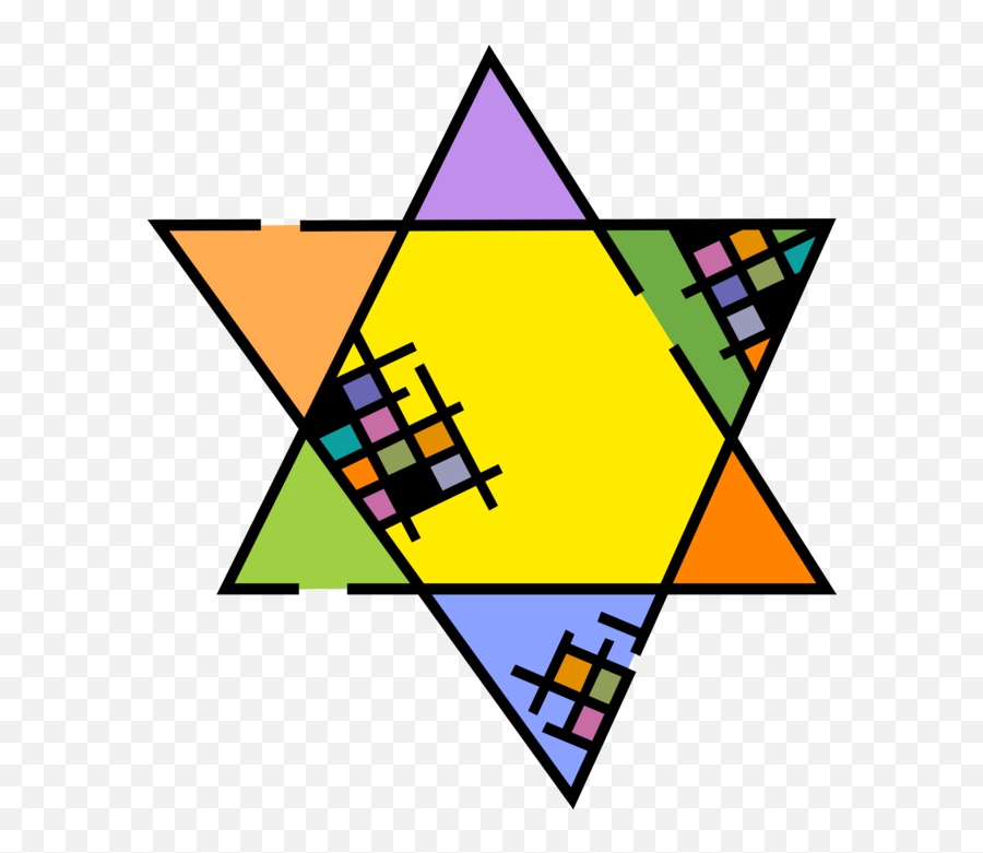 Star Of David Symbol Judaism - Vector Image Star Of David Yellow Png,Jewish Star Png