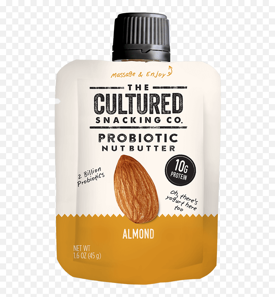 Almond Probiotic Nut Butter The Cultured Snacking Co - Brown Bread Png,Butter Png