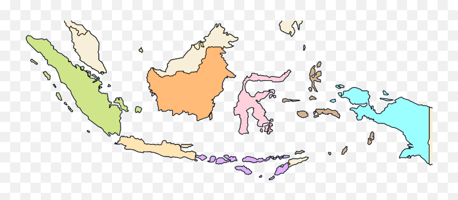 Indonesia Colour - Transparent Background Indonesia Map Png,Colour Png