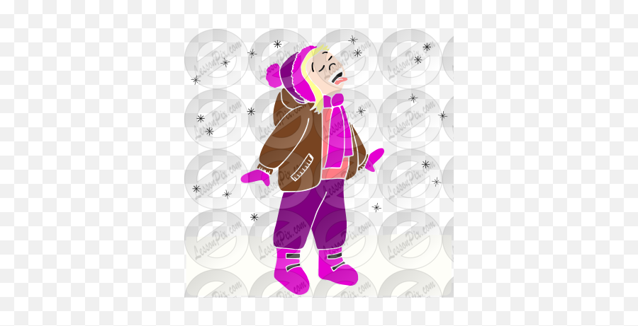 Snowing Stencil For Classroom Therapy - Cartoon Png,Snowing Png