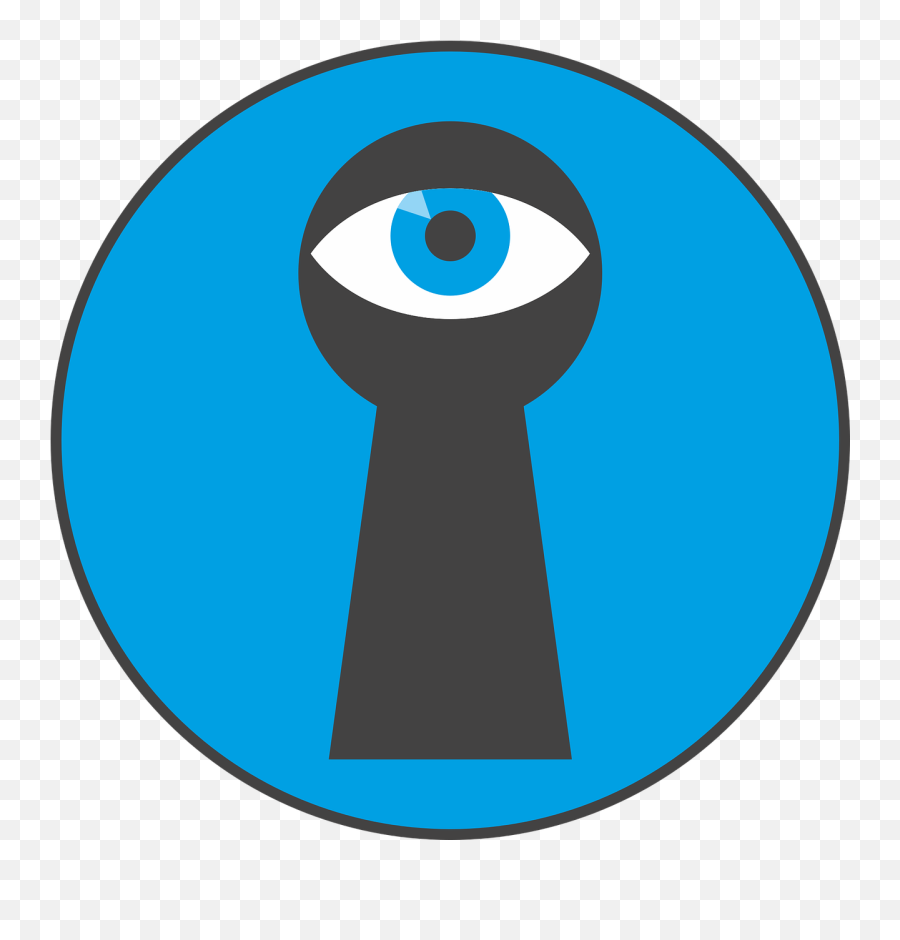 Key Hole Eye By Looking - Free Vector Graphic On Pixabay Illusion Clipart Png,Key Hole Png