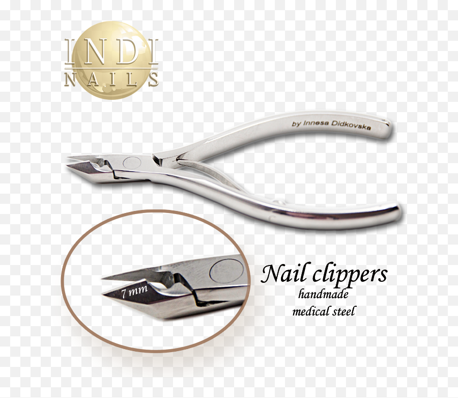 Download Hd Nail Clippers 7mm - Nail Clipper Transparent Png Diagonal Pliers,Clippers Png