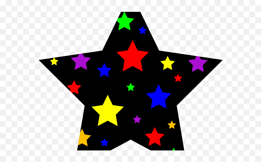 Sparkle Clipart Shining Star - Black Stars Transparent Background Png,Shining Star Png