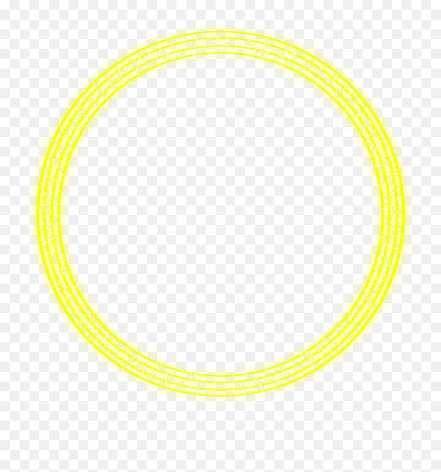 Neon Round Yellow Freetoedit Circle - Schwelmer Png,Yellow Frame Png