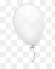 Big Image - Transparent Background White Balloon On png