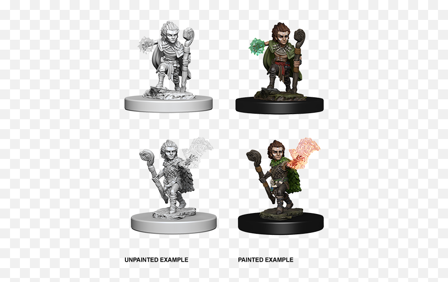 Pathfinder Battles Deep Cuts Gnome Male Druid Wave 5 - Marvelous Miniatures Gnome Png,Gnome Child Png