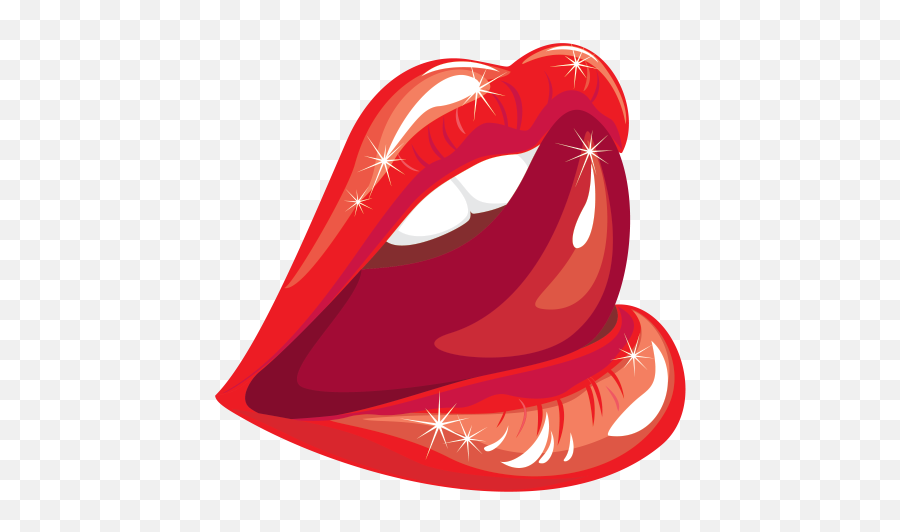 Printed Vinyl Sexy Lips With Tongue Stickers Factory - Vector Cartoon  Licking Lips Png,Tongue Transparent - free transparent png images -  
