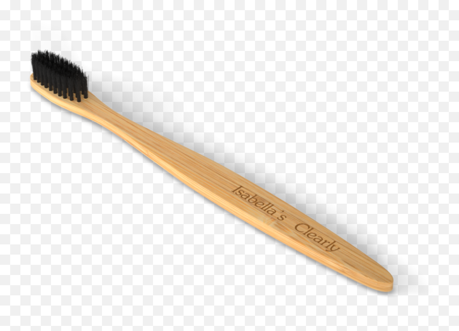 Activated Charcoal Bamboo Toothbrush Png Transparent