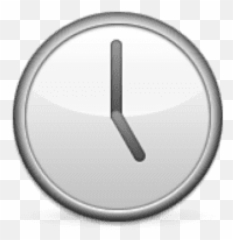Clock Emoji Png Images In - Emoji Clock Png,Clock Emoji Png