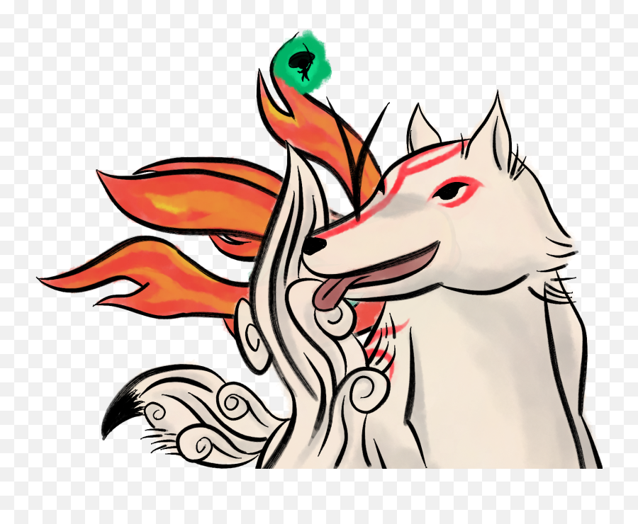 Download Okami Amaterasu - Fictional Character Png,Okami Png