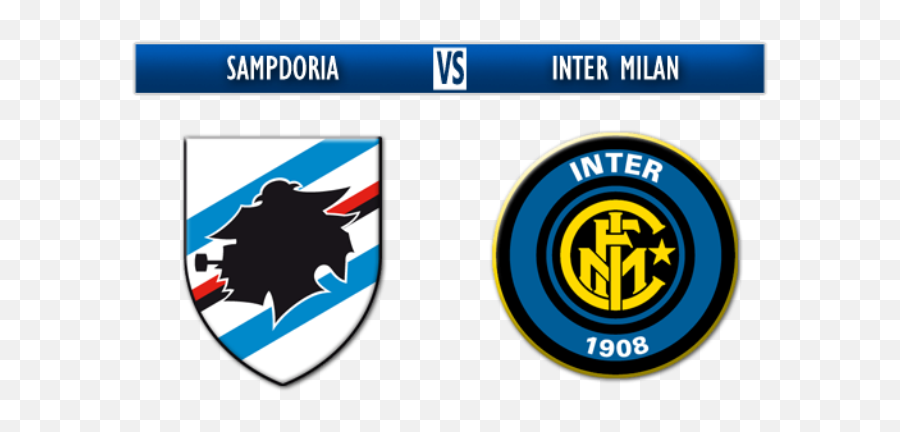 Sampdoria Vs Inter Milan Live Stream Free - Sampdoria Calcio Png,Intermilan Logo
