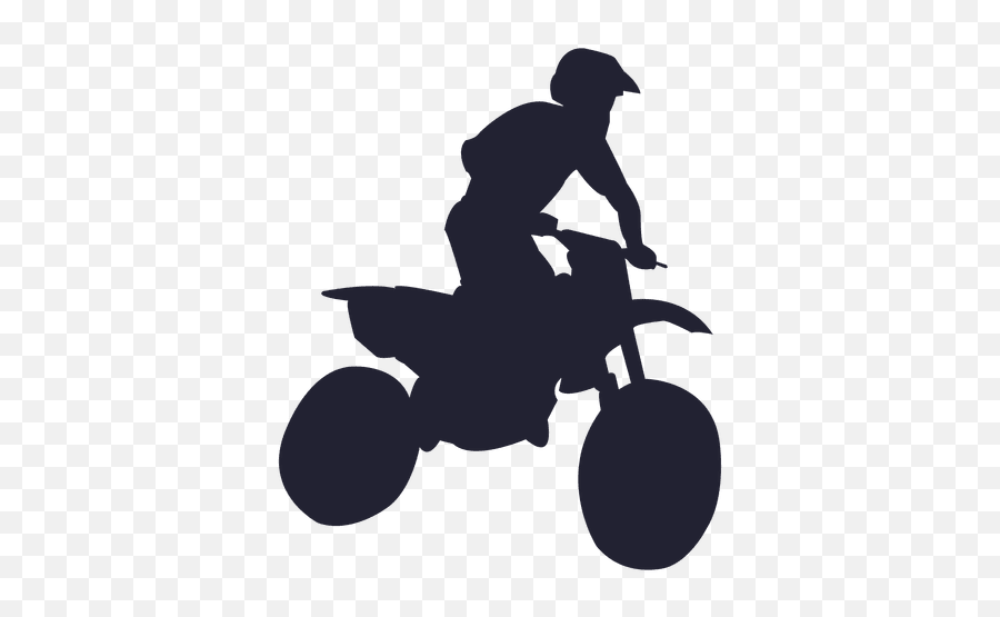 Motocross Sport Silhouette - Transparent Png U0026 Svg Vector File Silueta Motocross,Dirtbike Png