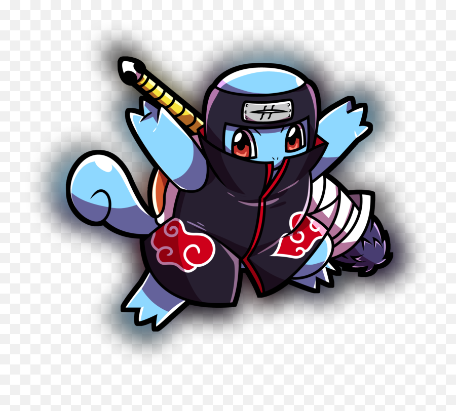Squirtle X Kisame V2 - Fictional Character Png,Squirtle Transparent
