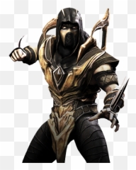 Mortal Kombat Png - Mortal Kombat Scorpion Injustice,Mortal Kombat X Logo Png