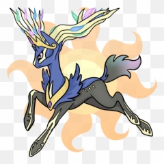 547782 - Artistfuutachimaru Pokefication Pokémon Mythical Creature Png,Xerneas Png