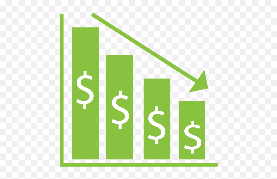 Reduce Costs Icon - Green Cost Reduction Icon Png,Spending Icon