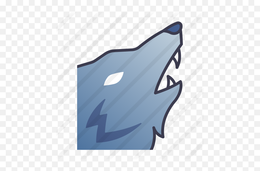 Wolf - Automotive Decal Png,Howling Wolf Icon