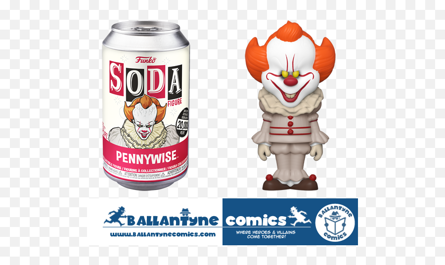 Funko Vinyl Soda It Movie - Pennywise Funko Soda Pennywise Png,Pennywise Lgbt Icon