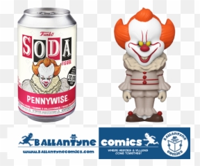 Funko Vinyl Soda It Movie - Pennywise png