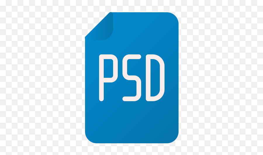 Psd Filetype Free Icon Of Files Colored - Vertical Png,Psd Icon