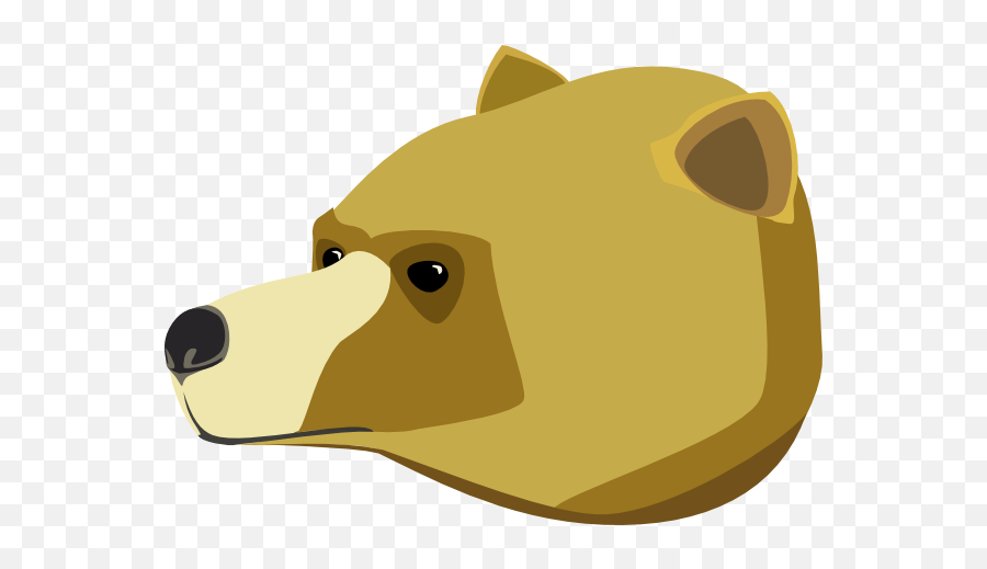 Bear Head Clip Art - Cartoon Bear From Side Png,Bear Head Png