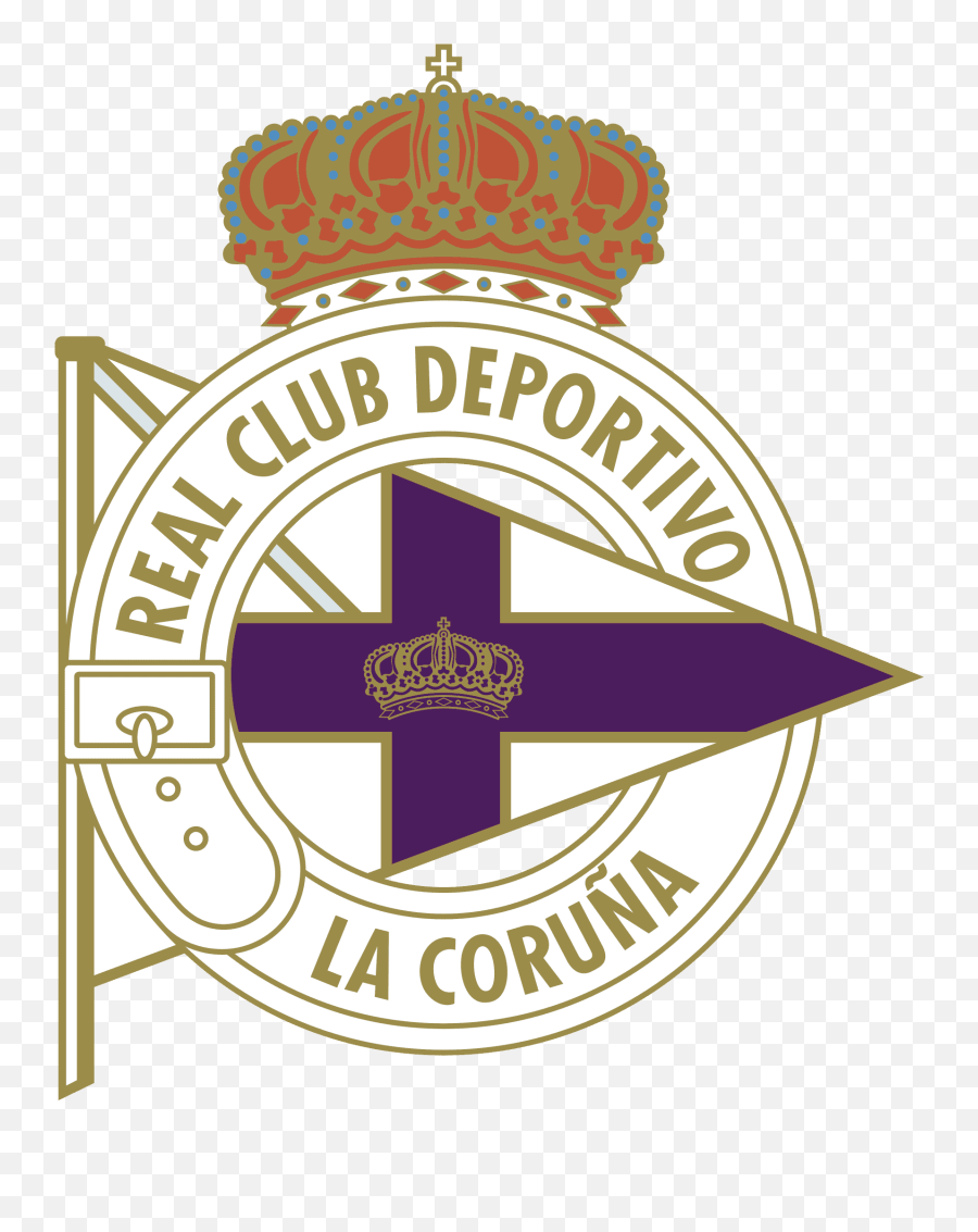 Deportivo La Coruna Logo History Meaning Symbol Png - Deportivo La Coruña Logo Png,Small Crown Icon