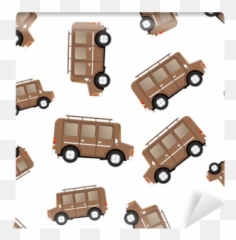 Wall Mural Suv Car Seamless Pattern Background Icon - Model Car png