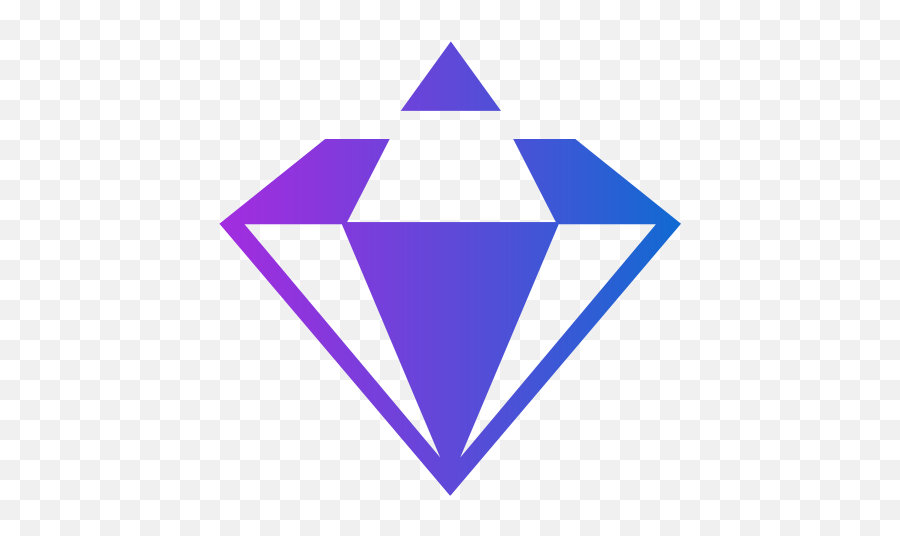 Diamond Icon Gradient - Vertical Png,Sapphire Icon