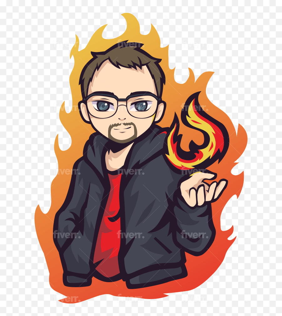 Create Professional Mascot Logo For Twitch Nft Youtube By - Fictional Character Png,Add Shading To Flat Icon Illustrator