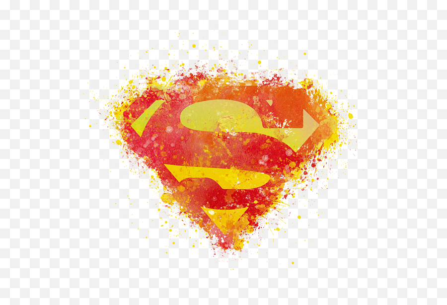 Superman Watercolor Splashes Logo Puzzle For Sale By Mihaela - Superman Logo Png,Icon For My Man Superman