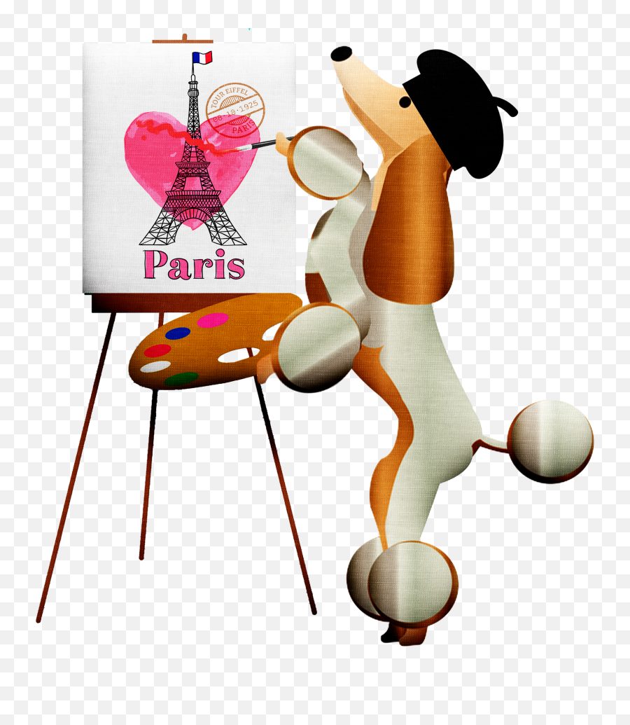 Poodle French Drawing Eiffel Tower Free Image Download - Eiffel Tower Png,Eiffel Tower Icon For Facebook