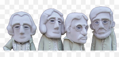 Mount Rushmore Clipart Sculpture - Mount Rushmore Presidents Costumes Png,Mount Rushmore Png