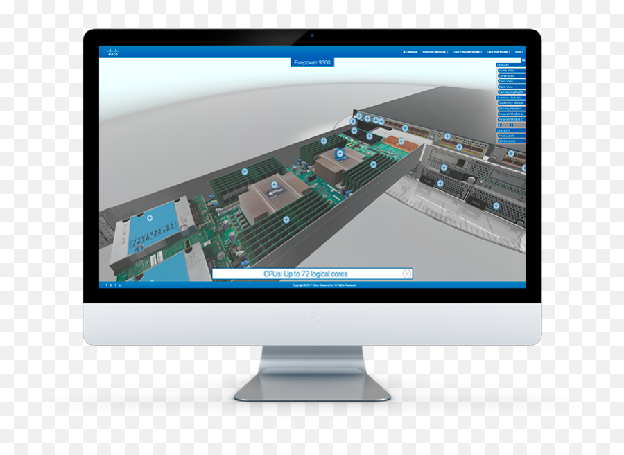 Cisco Interactive 3d Product Experience Neumatic - Office Equipment Png,Tracktik Icon