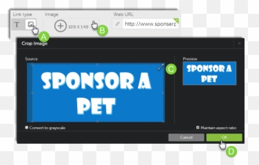 Use The Web Links Feature U2013 Help Center - Dot Png,Crop Tool Icon