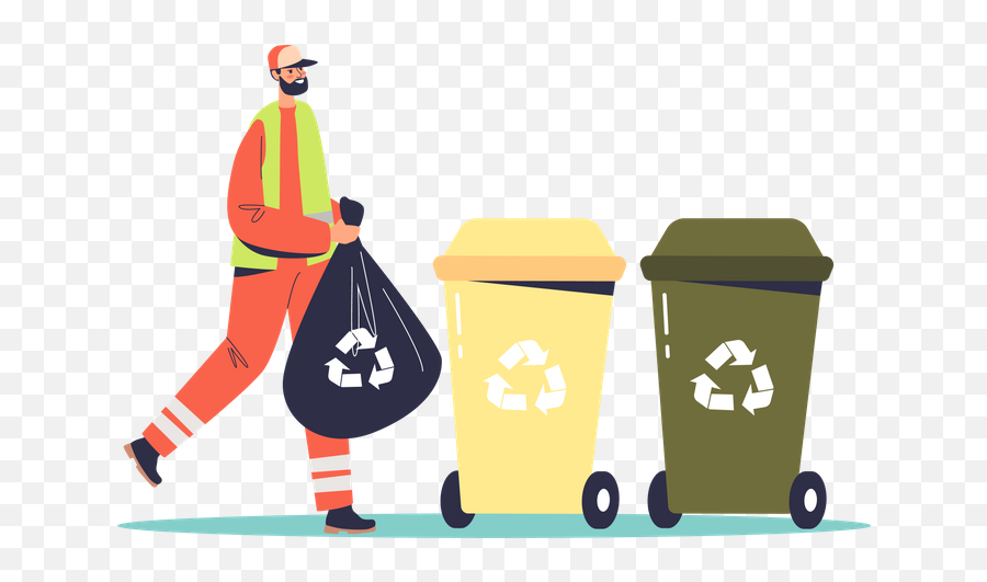 Garbage Collector Illustrations Images U0026 Vectors - Royalty Free Obreros Recogiendo Basura Png,Vector Icon Fire Trash