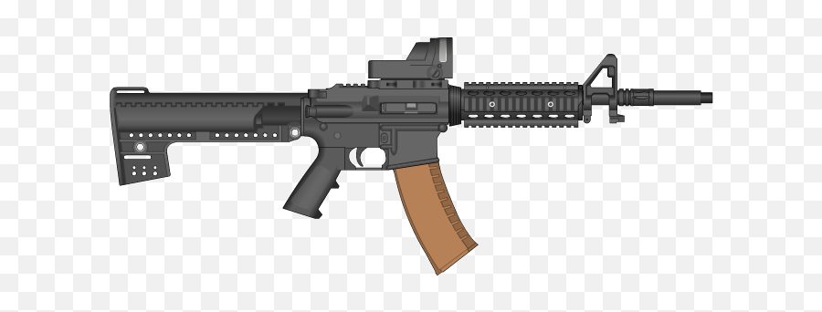 2500 - Black Ops Commando Gun Png,M4 Png