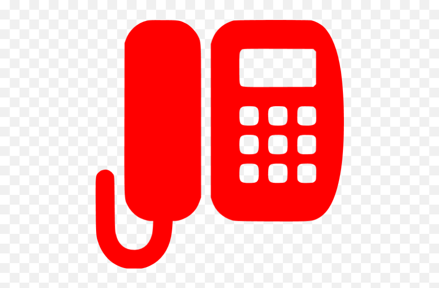 Red Office Phone Icon - Free Red Phone Icons Baker Street Png,Red Telephone Icon