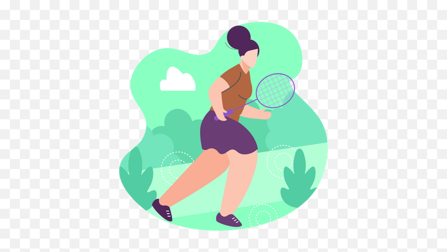 Racket Illustrations Images U0026 Vectors - Royalty Free Gir Playing Badminton Illustration Png,Tennis Racket Icon
