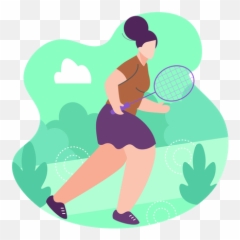 Racket Illustrations Images U0026 Vectors - Royalty Free Gir Playing Badminton png